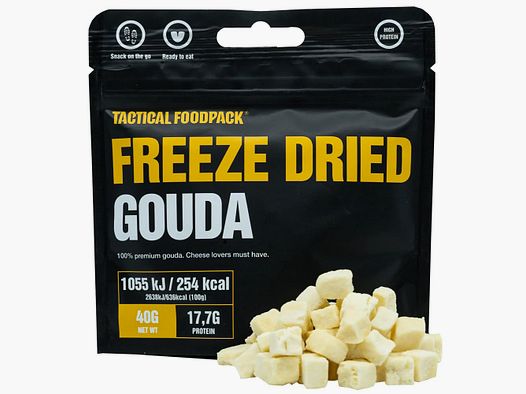 Tactical Foodpack Snack Freeze Dried Gouda Cheese Bites