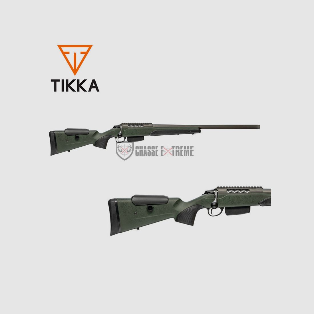 TIKKA T3X Super Varmint Tungsten Cerakote Grün 60 cm Kal. 243 Win, Bild 2 von 3