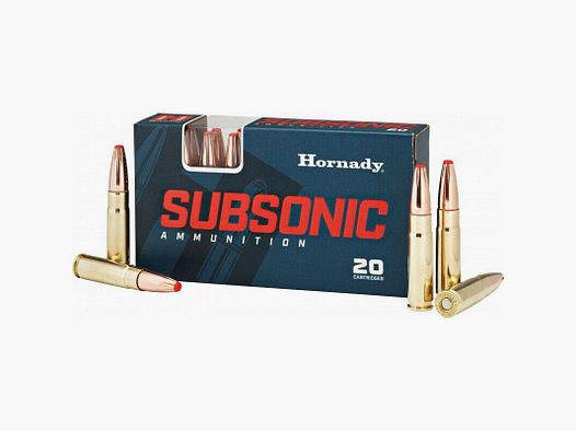 Hornady	 HORNADY .300blk Subsonic 190gr Sub-X