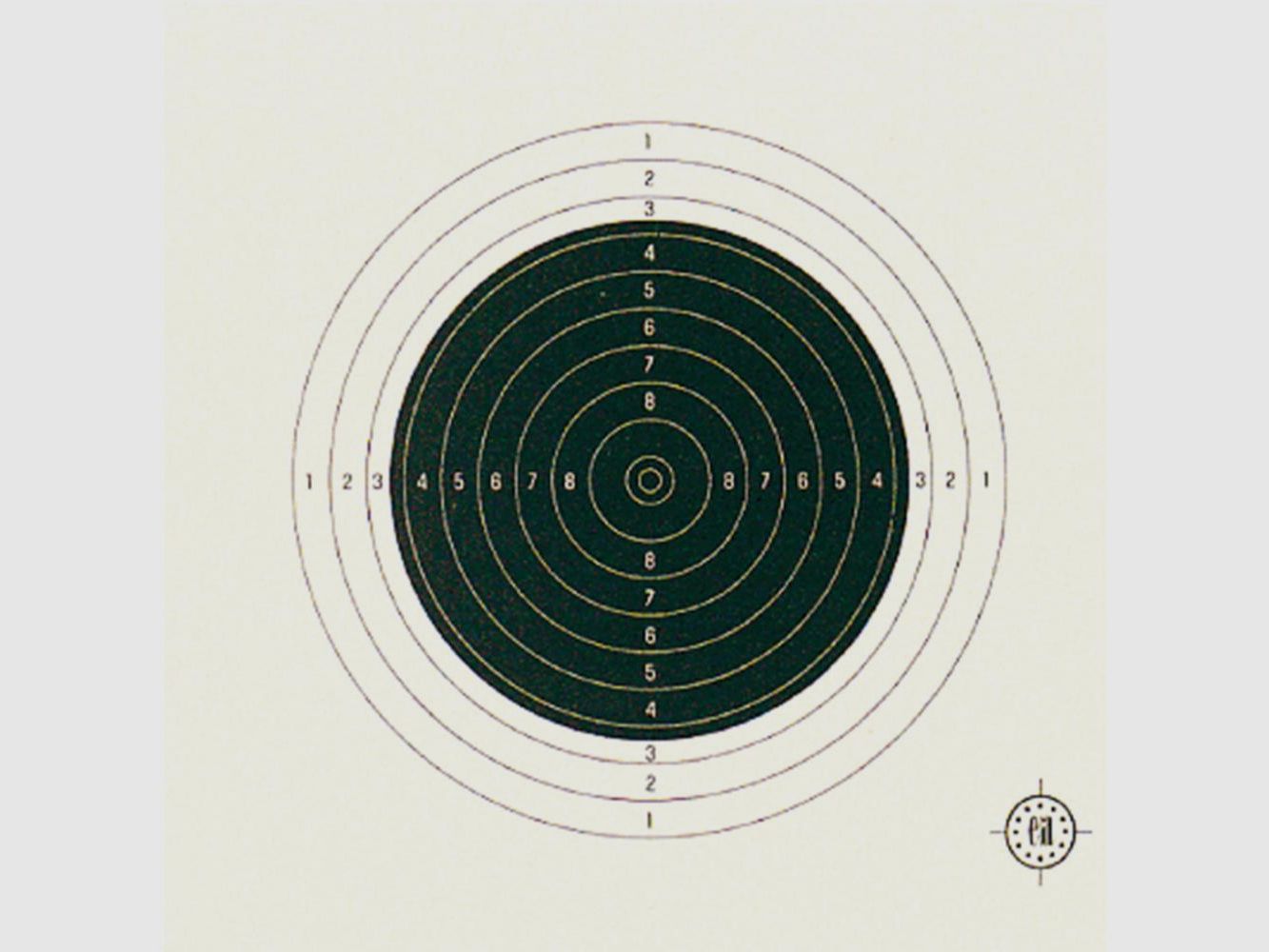 Doelbladen 100 stuks 20x20 cm - Duurzaam Papier - Voor Nauwkeurige Training, afbeelding 3 van 5