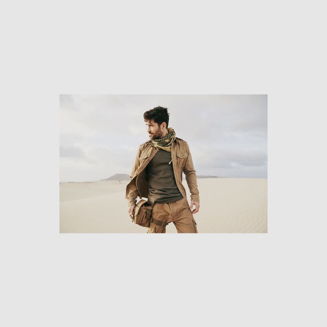 Hüfttasche mit Oberschenkel-Befestigung "Side Kick Bag" - Dark Camouflage