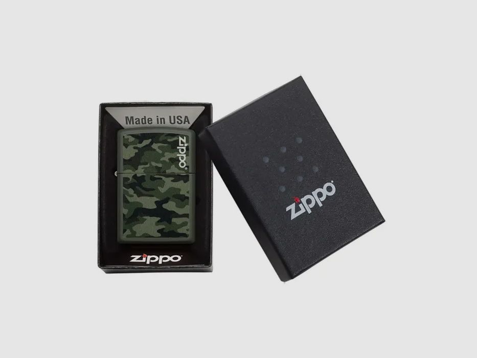 Zippo benzineaansteker camouflage
