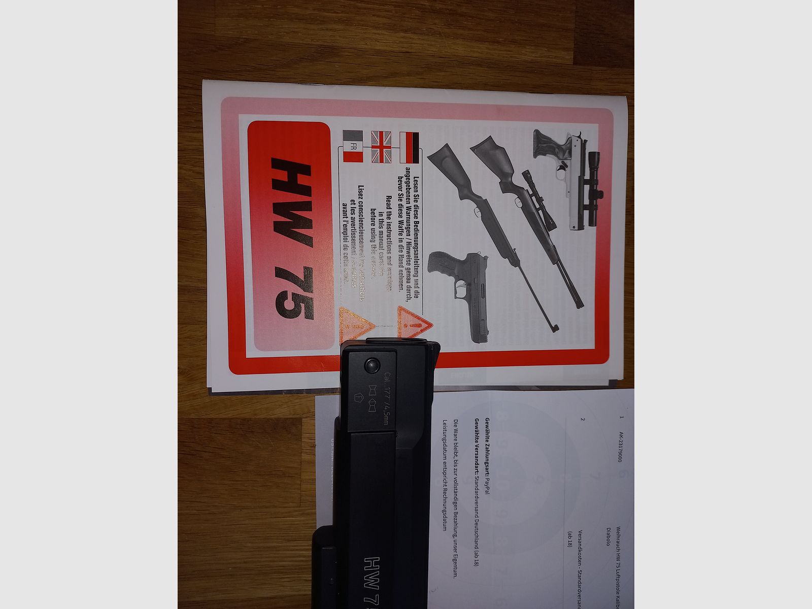 Incense HW75 cal.177 4.5mm