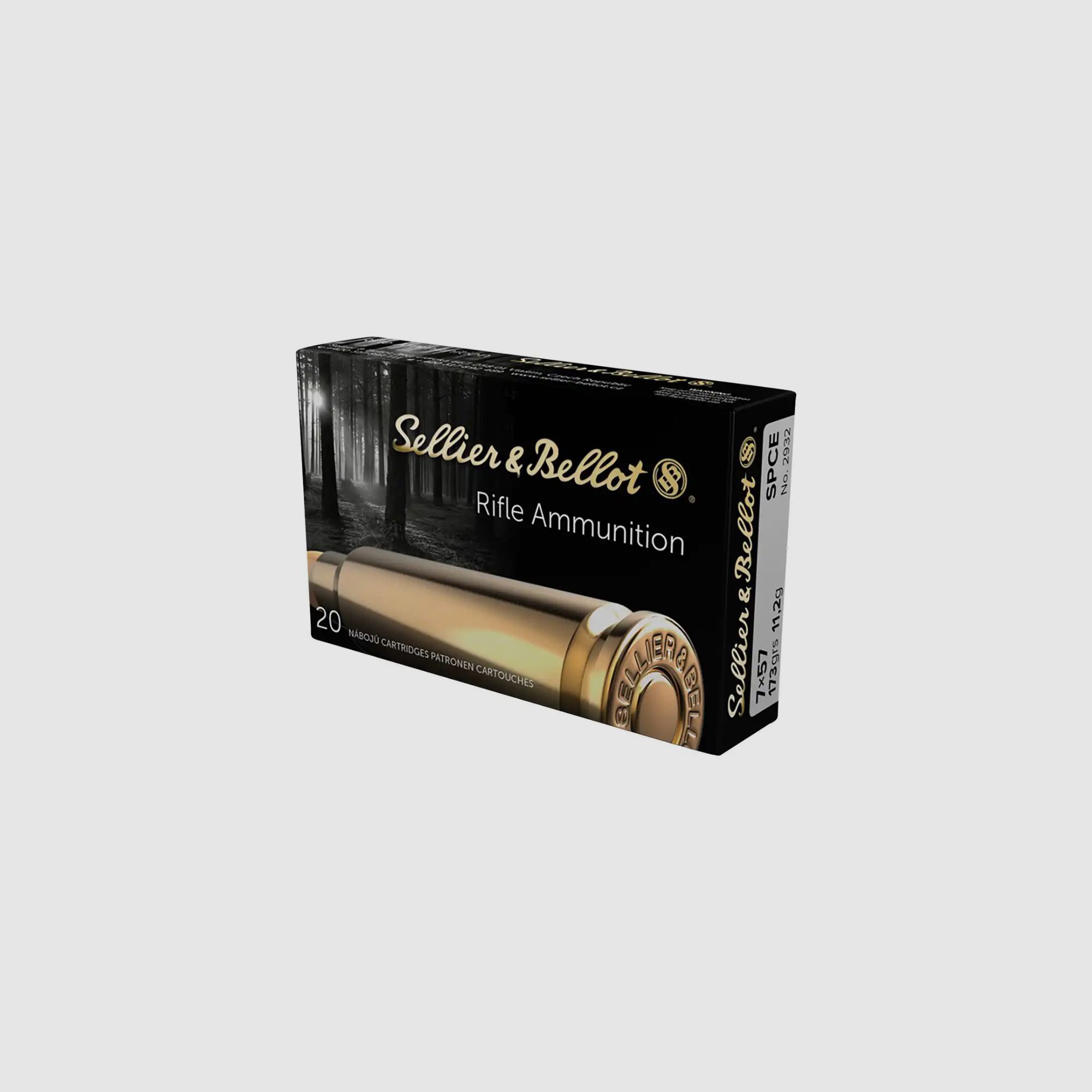 S&B Sellier & Bellot 7×57 TM SPCE 11.2g 173gr
