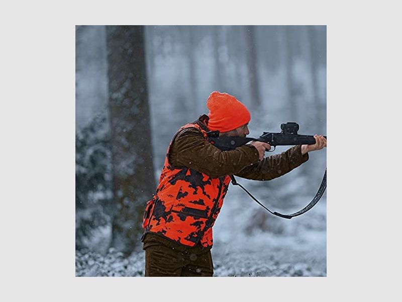 Blaser Reversible Beanie Orange, image 3 of 3