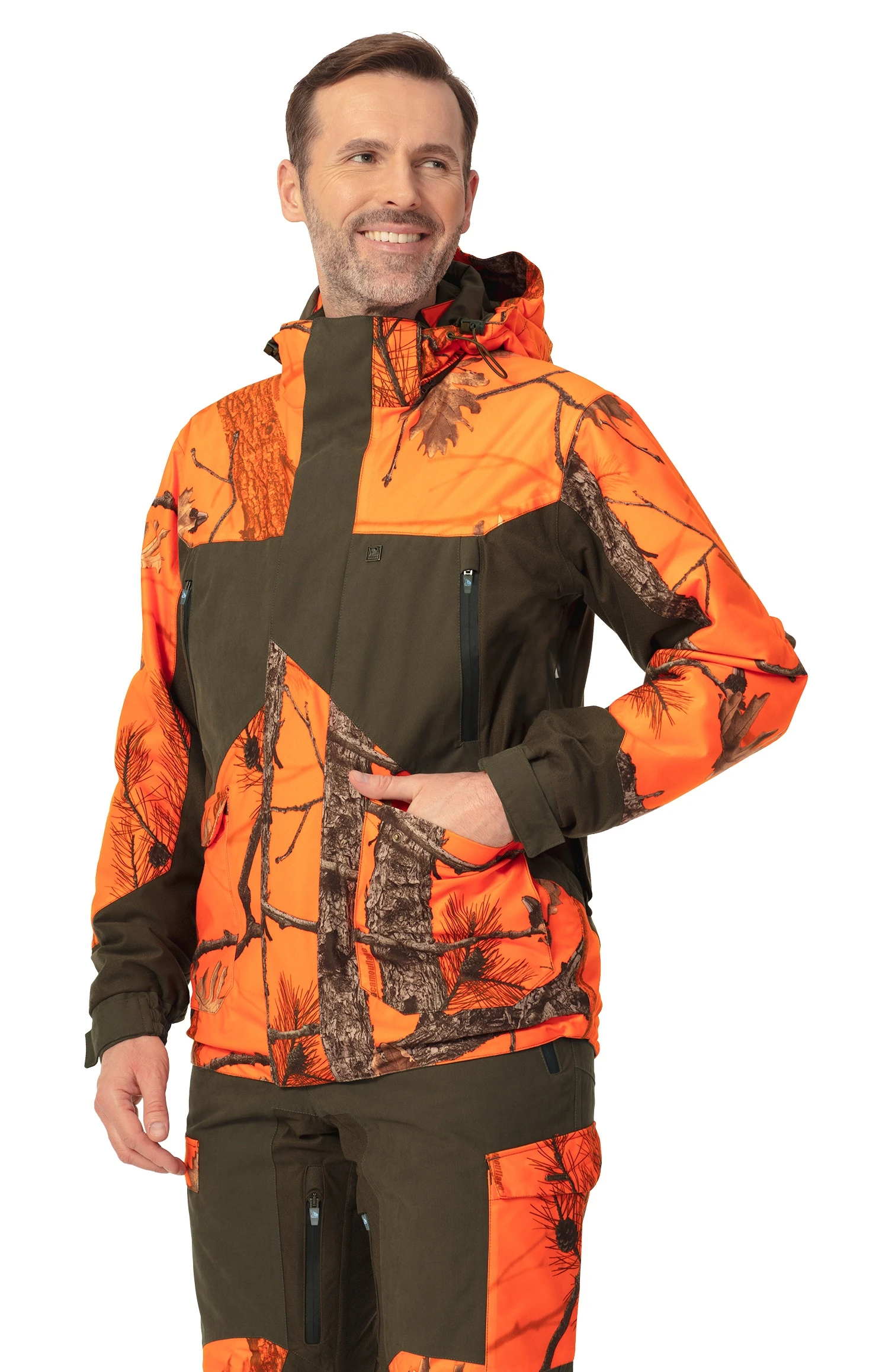 Tagart Thunder Thermo 4 Jagdjacke mit Membran, orange