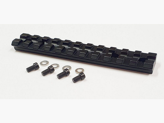 RUGER 10/22 Picatinny rail aluminum black anodized including screws