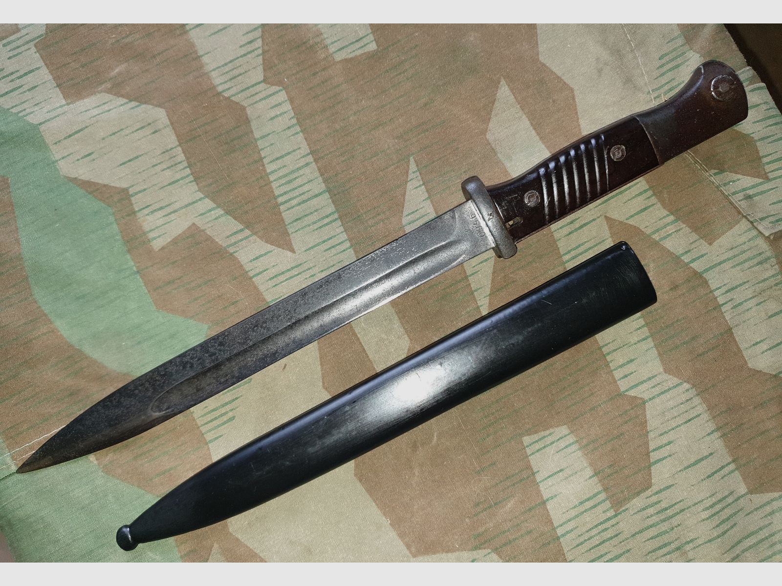 Wehrmacht Seitengewehr Bajonett zum K98 - 2 Weltkrieg