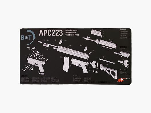 Pitchfork – B&T APC223 Exploded View Tech Mat / Large