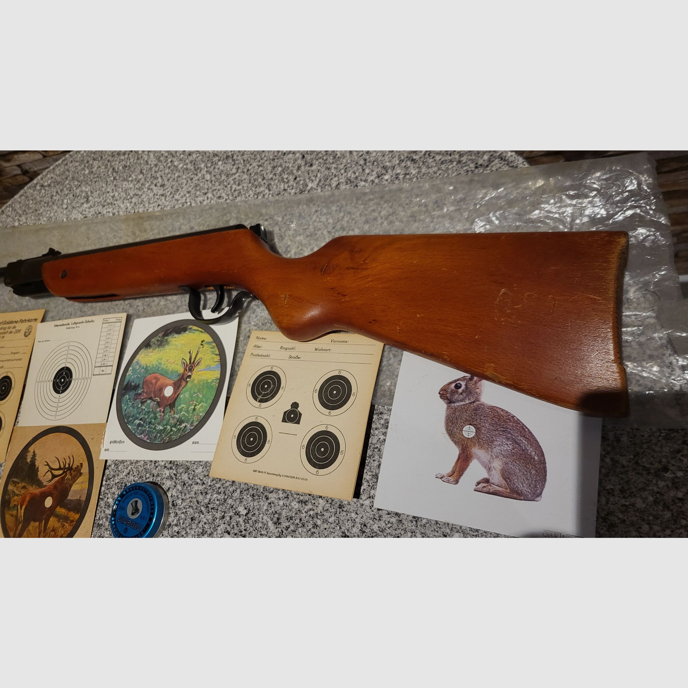 Luftgewehr Haenel Knicker Modell 300