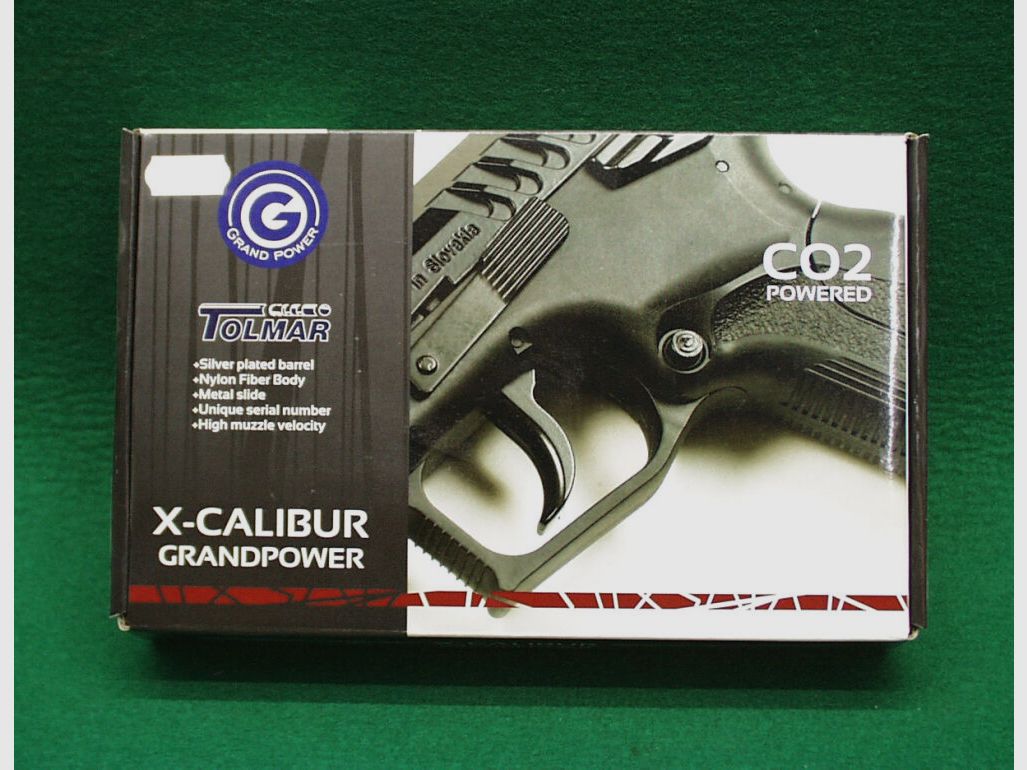 Tolmar	 X-Calibur Grandpower CO2 Pistole