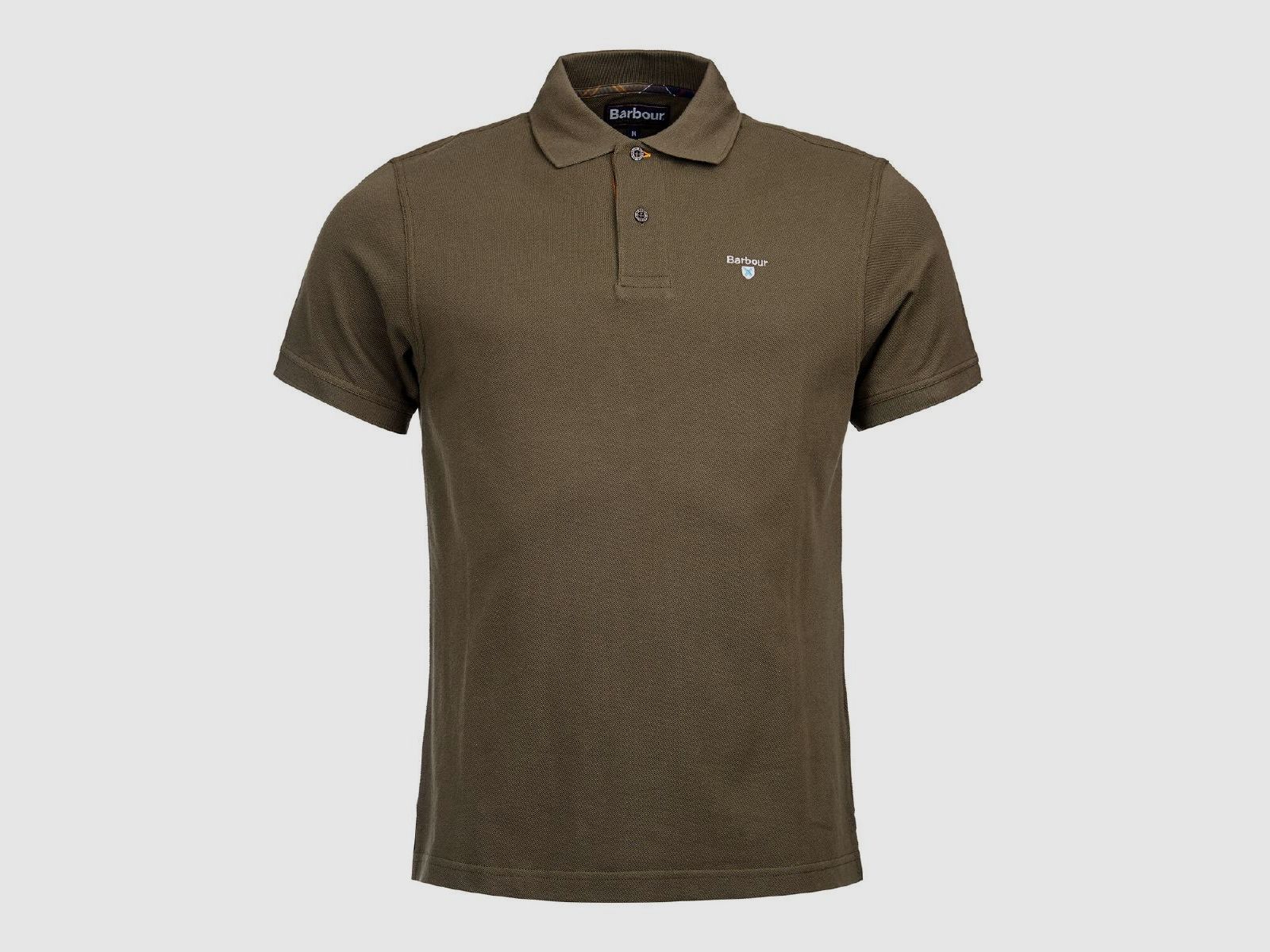 Barbour Poloshirt Tartan Pique Dk. olive/classic