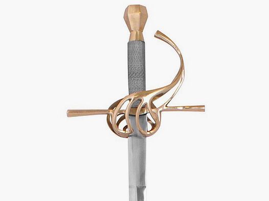 Rapier 17th century with brass grip