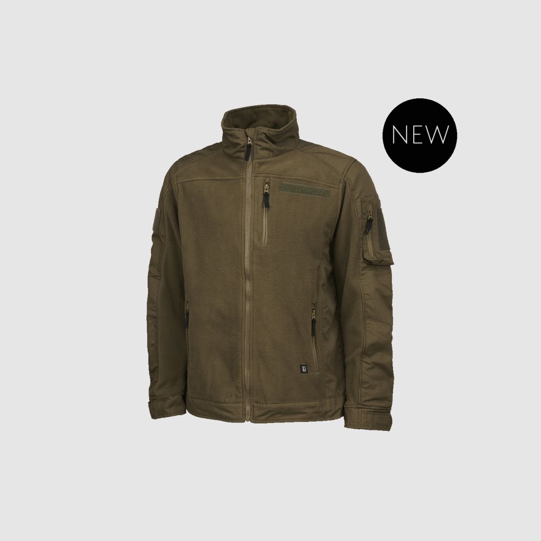 Brandit Herren Fleecejacke Ripstop
