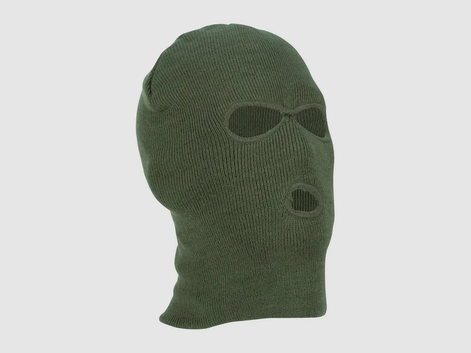 Mil-Tec Mil-Tec Head Hood Fine Knit 3-Hole - Olive