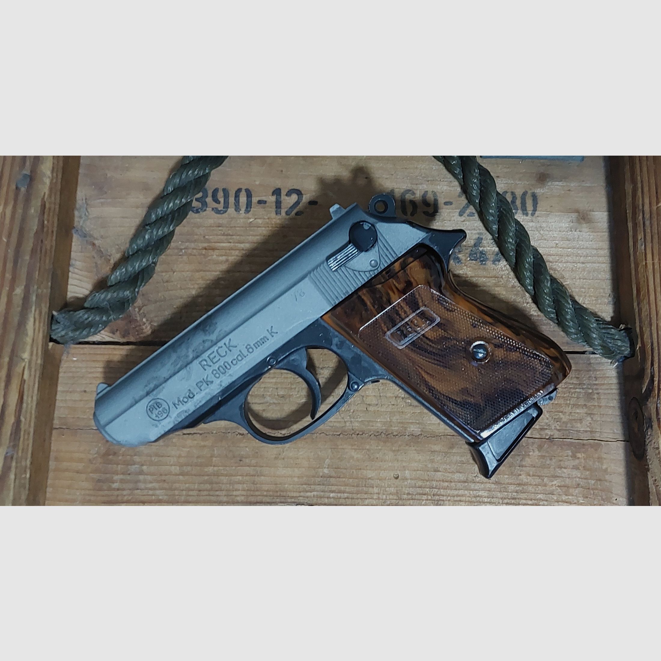 RECK PK 800 mit Sandgestrahltem Schlitten (PTB 196) PK800 RG8 RG9 keine P99 p88 Zoraki HW94 glock Walther 