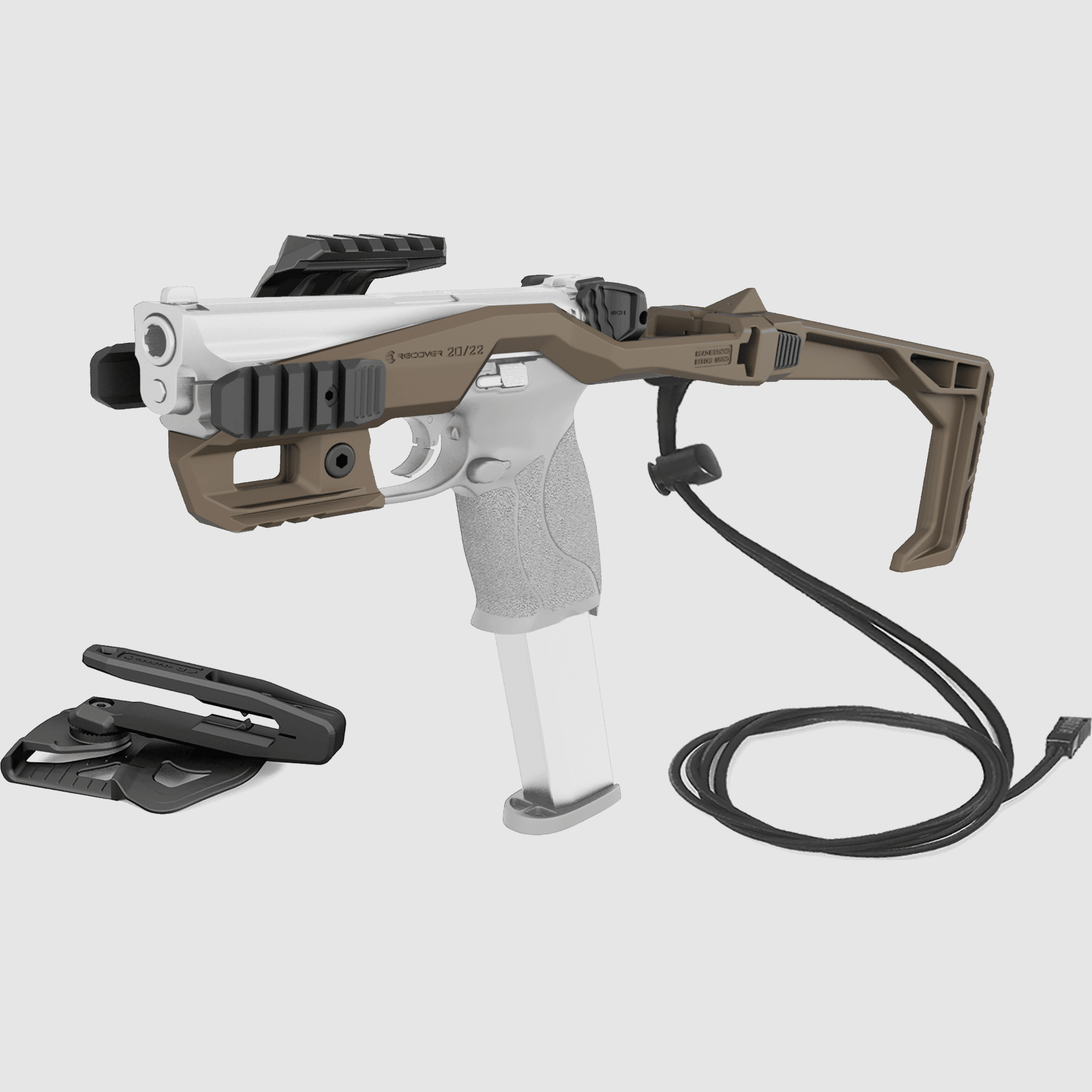 Recover 20/22 Stabilizer Komplettkit für Smith & Wesson, inkl. Holster