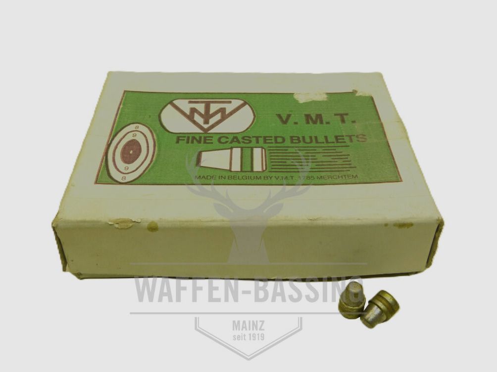 V.M.T. Semi-Wadcutter Bleigschosse mit Fettrille, Kal. .45ACP (.452), 185 grain