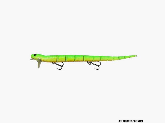 SAVAGE GEAR – 3D SNAKE 9″ 20cm 1oz 25g FLOATING #4 03-Green Fluo