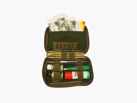 Waffen-Reinigungs-Set Olivegrün 52-teilig