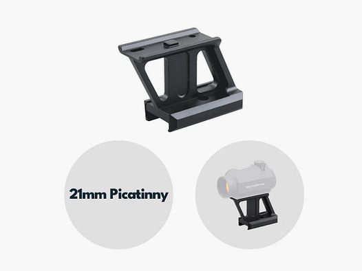 Vector Optics MAV-P15 Montage für Aimpoint Micro Footprint, 21mm Picatinny, h=38mm