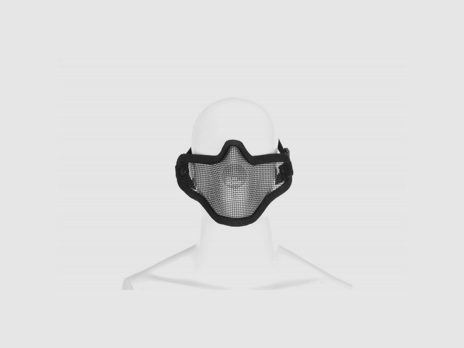 Invader Gear Steel Half Face Mask-Schwarz