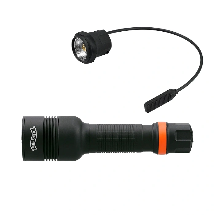 Walther HFC1 flashlight set and Remote Switch 200 mm pressure switch, image 1 of 12