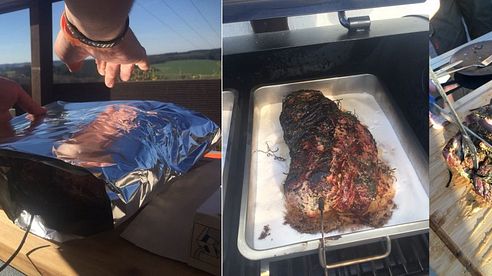 Salzfleisch vom Wildschwein