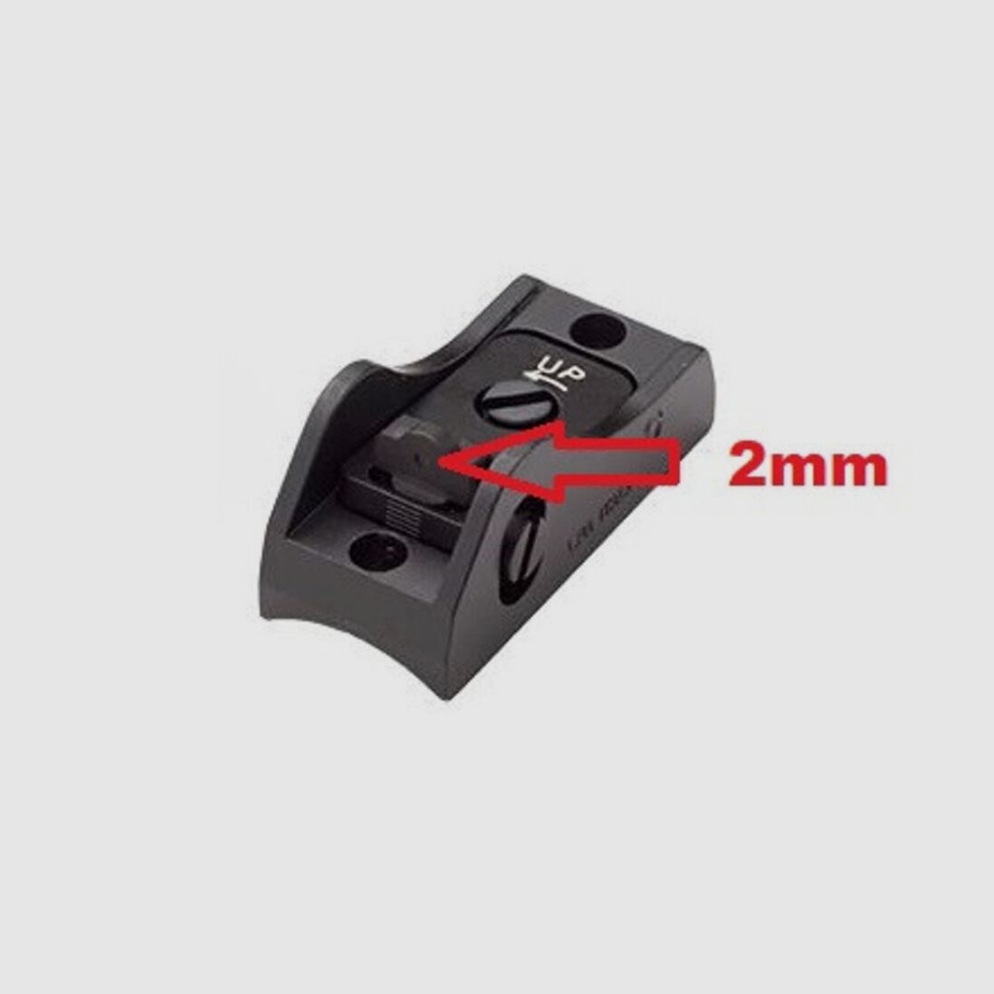 LPA W/P Visierset Ghostring Small/weiß 12GA