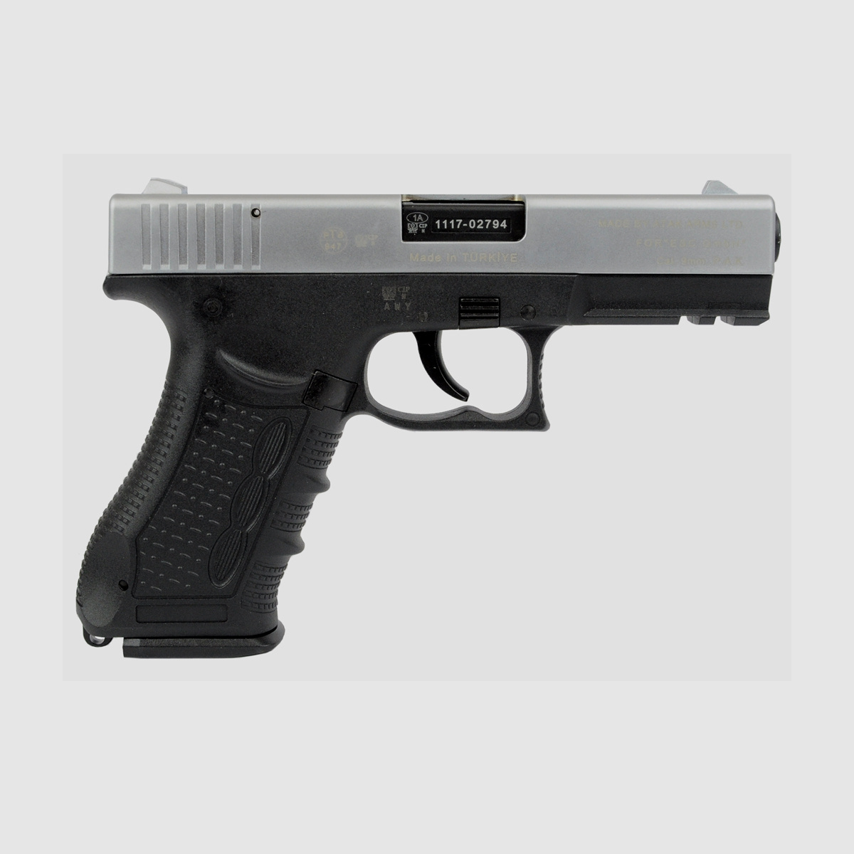 ZORAKI 917 Schreckschuss Pistole 9mm P.A.K. Chrom Matt