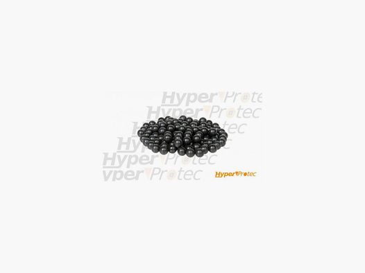 100 Balles caoutchouc T4E Cal.50 Rubberball noire