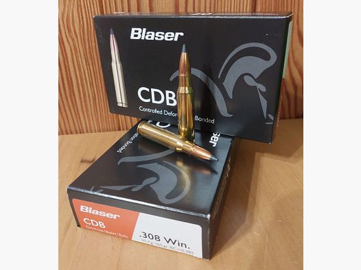 MUNITION FÜR RIGIDEN WAFEN BLASER CDB KAL. 308 WIN 165 GR