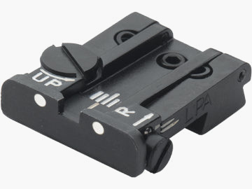 LPA TPU75CZ30 adjustable micrometer sight for CZ 75 (old version) – 2-point