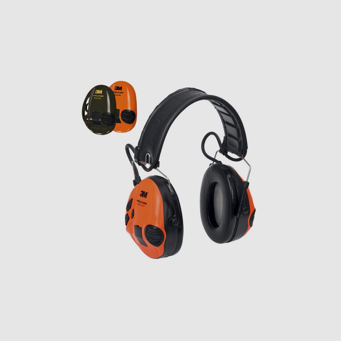 3M™ Peltor™ SportTac™ oliv/orange