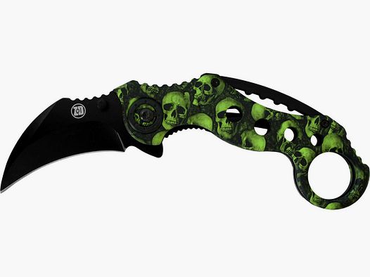 Cuchillo de bolsillo Zombie Dead con revestimiento de mango