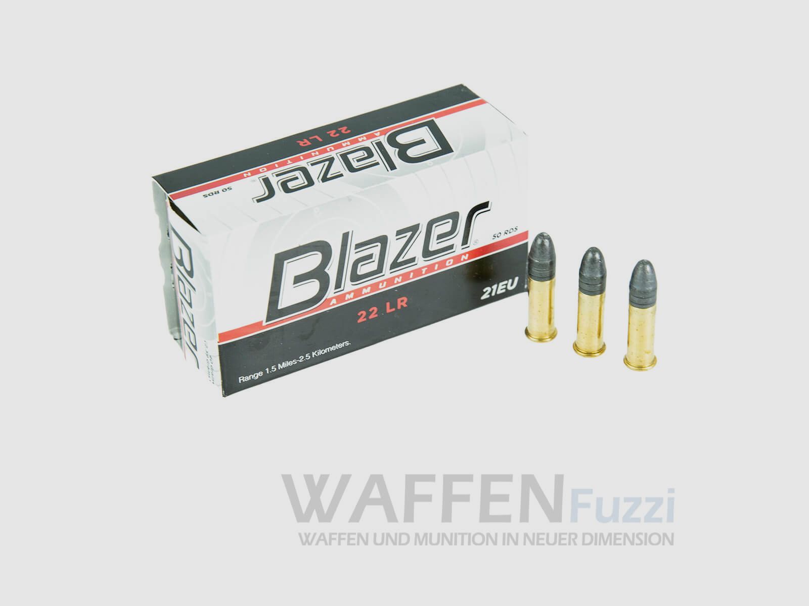 CCI Blazer 40gr. LRN HV Kaliber .22lfb 500 Schuss