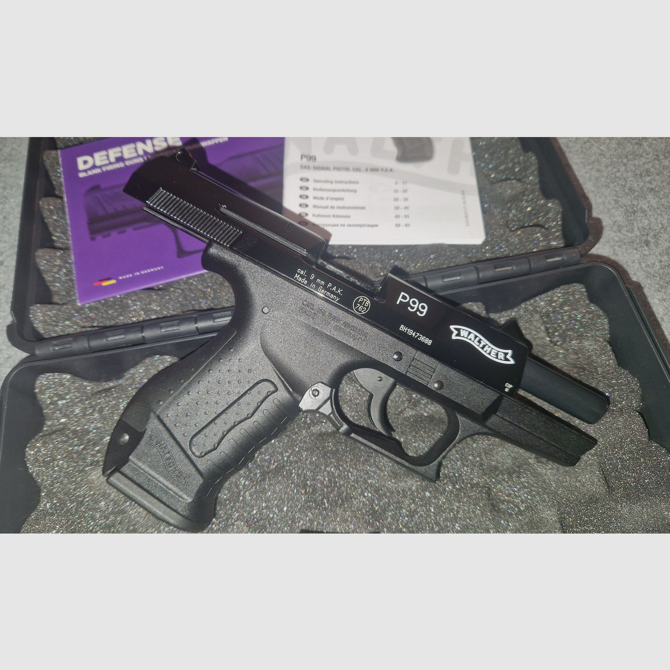 Walther P99 Pistolet alarmowy 9 mm P.A.K. Edycja specjalna