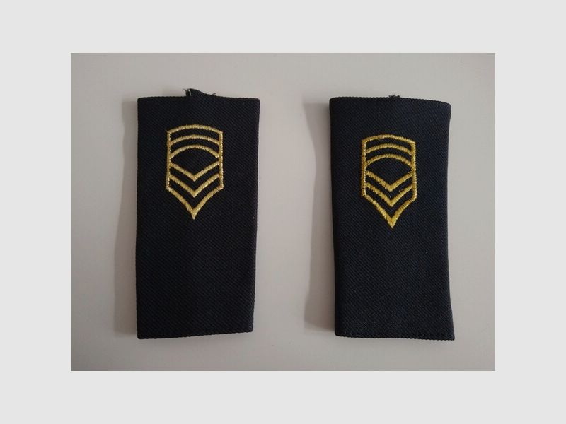 1 Paar Schulterklappen US Army Rang Master Sergeant Abzeichen