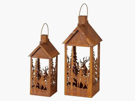 LivingActive Cervo Laterne 2 tlg. Set