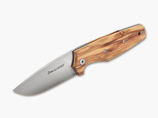 Coltello da tasca Dan1 in legno d'olivo