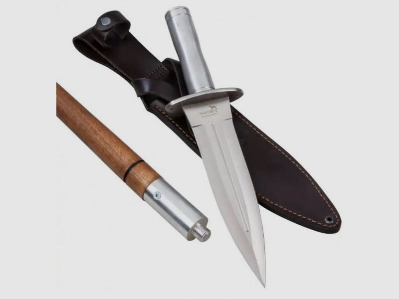 SAUFEDER / HIRSCHFÄNGER MIT STAB