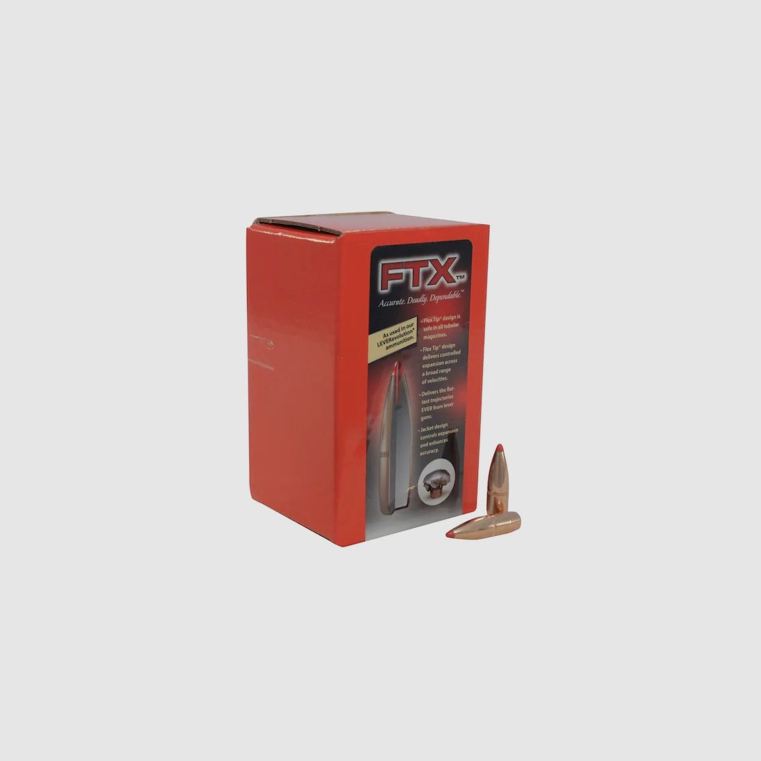 Hornady Geschoss .30/.308 (Marlin Express) FTX FLEX TIP 160GR 100 Stück