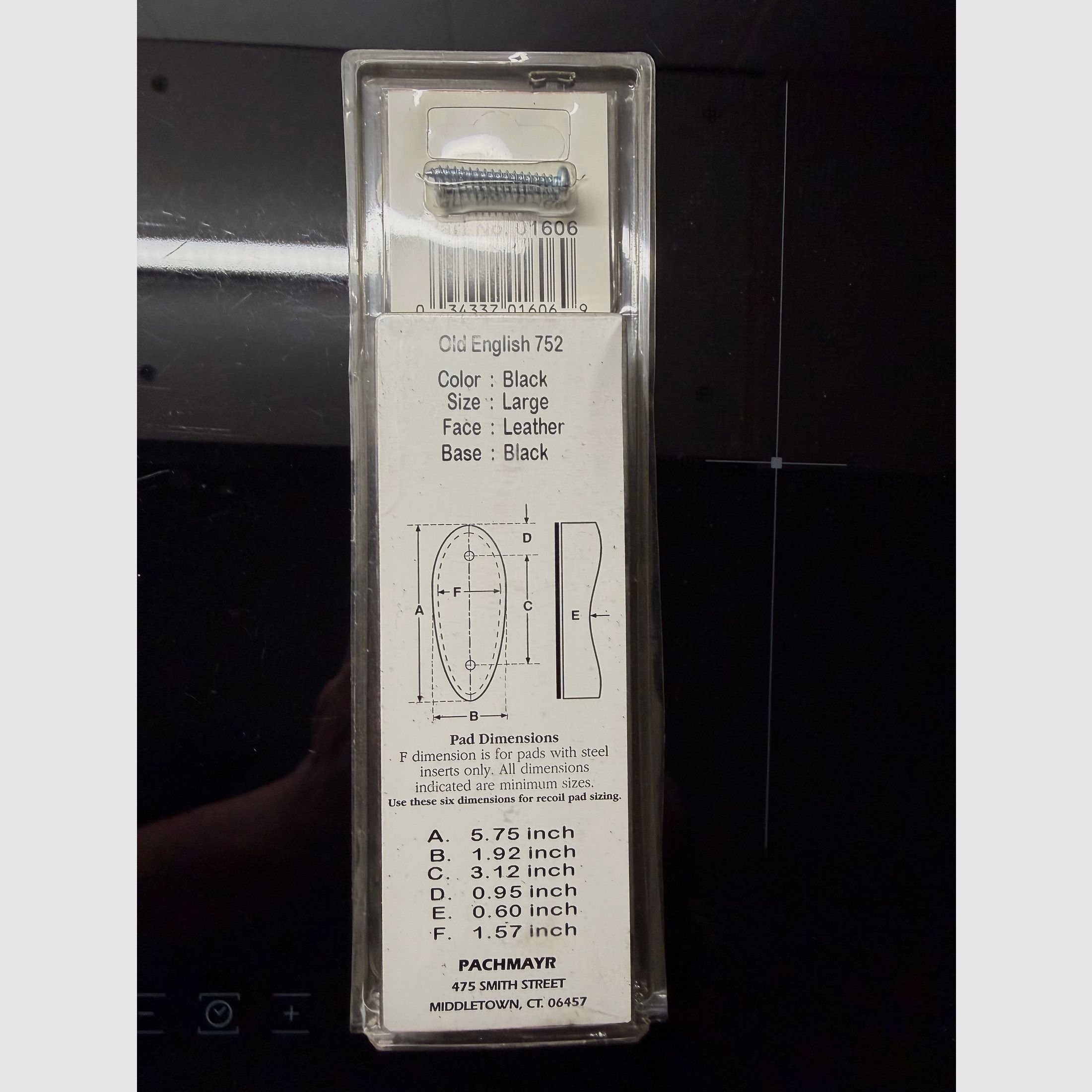 Pachmayr recoil pad stock cap various sizes