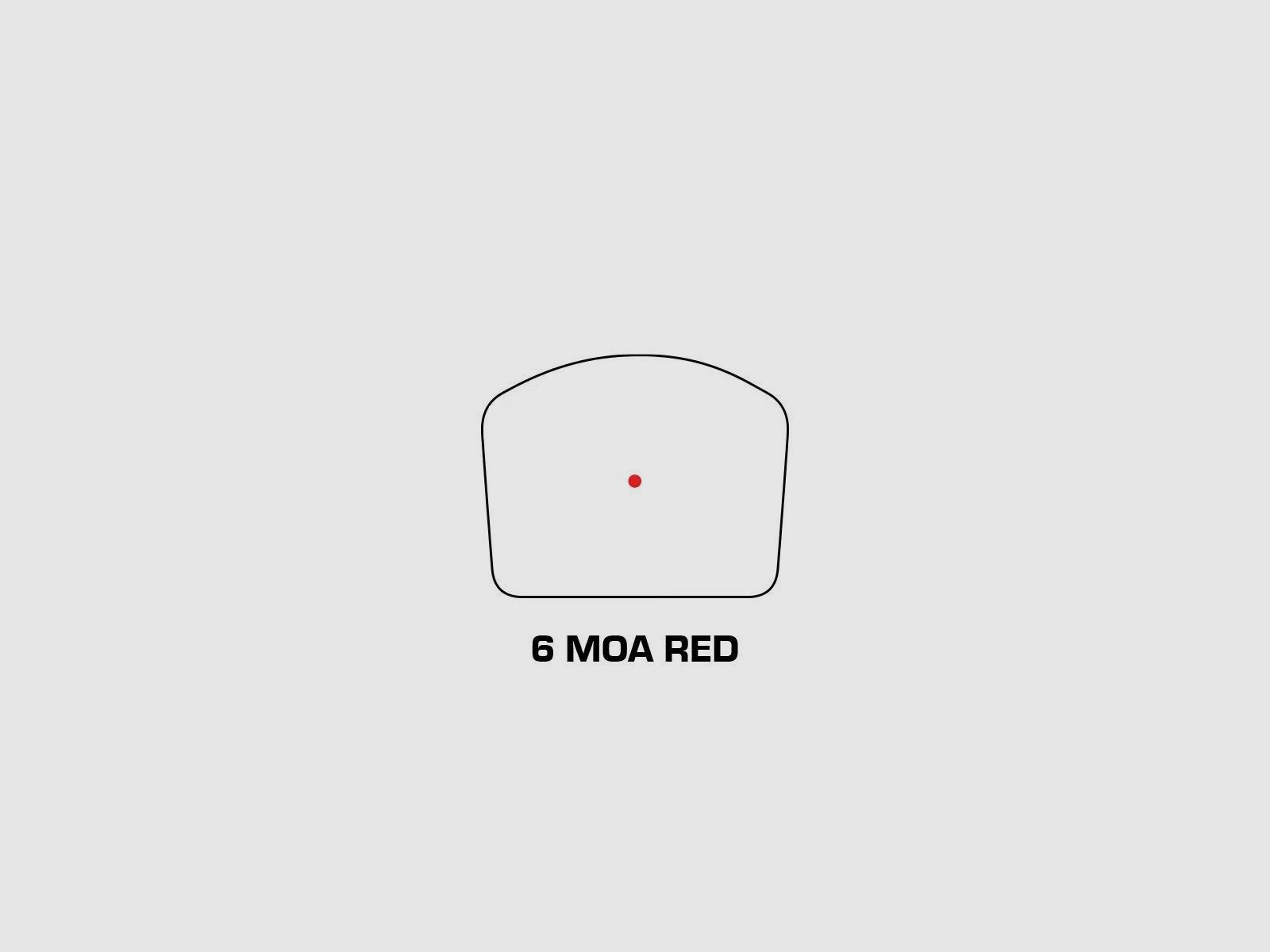 Swampfox Justice II 1x30 RMR Reflexvisier - 6 MOA Dot, rot