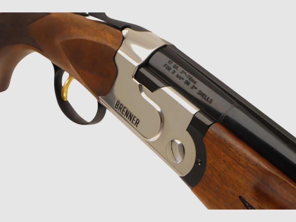 Brenner BF18 Silver (White) / BF 18 Silber LL 71cm Bockflinte - Stahlschrotbeschuss