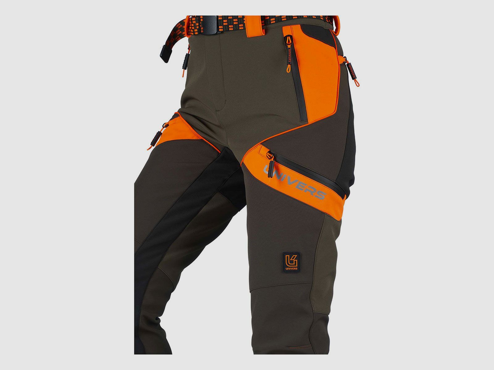 PANTS – UNIVERS – WOMEN – HUNTING SOFTSHELL U-TEX Green/Orange, image 6 of 6