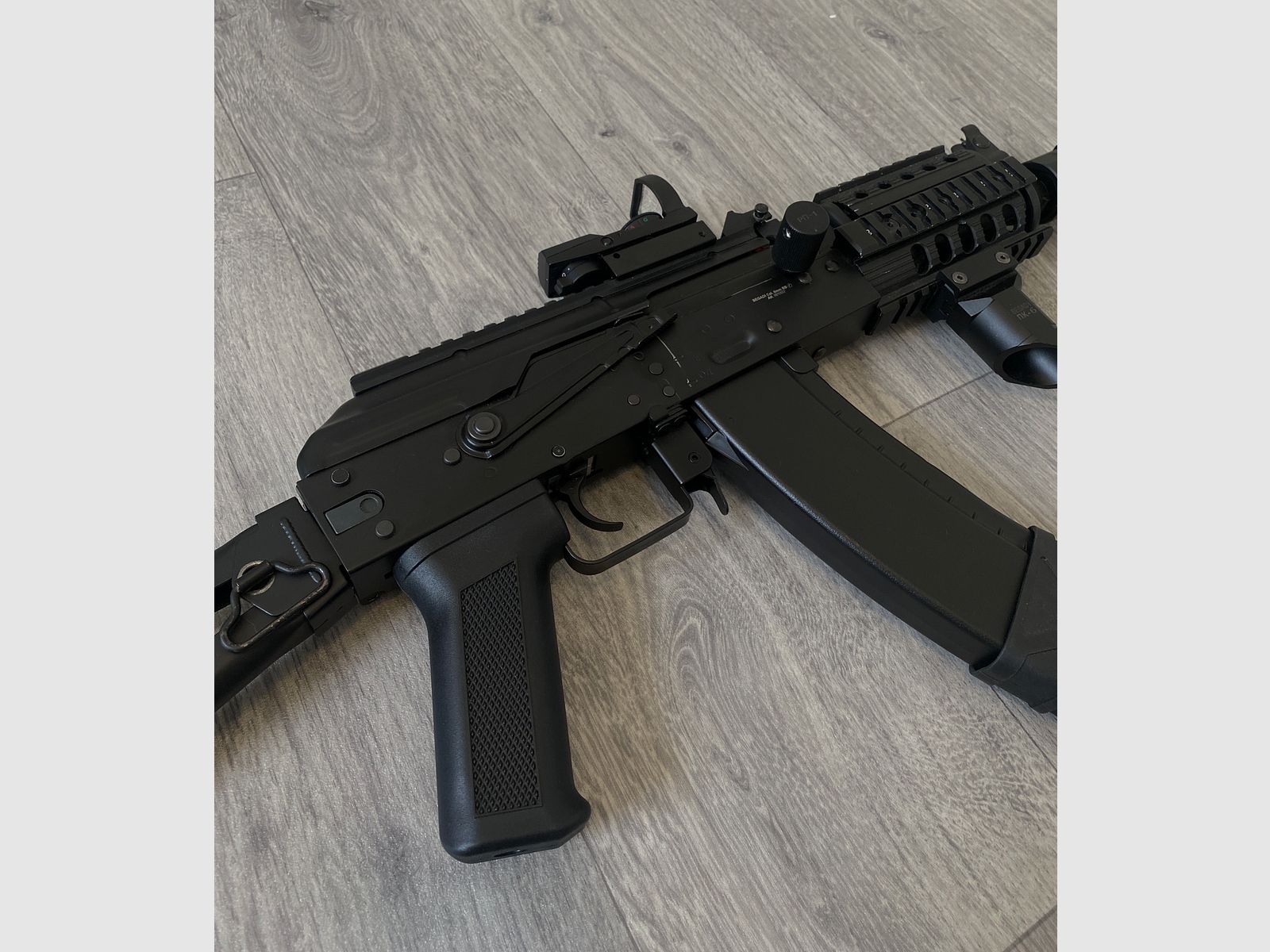 Begadi AK-74UN "SPORT" Gen. 5 S-AEG (Variohead, PRO HopUp, Begadi CORE EFCS / Mosfet) Upgraded F-Stempel