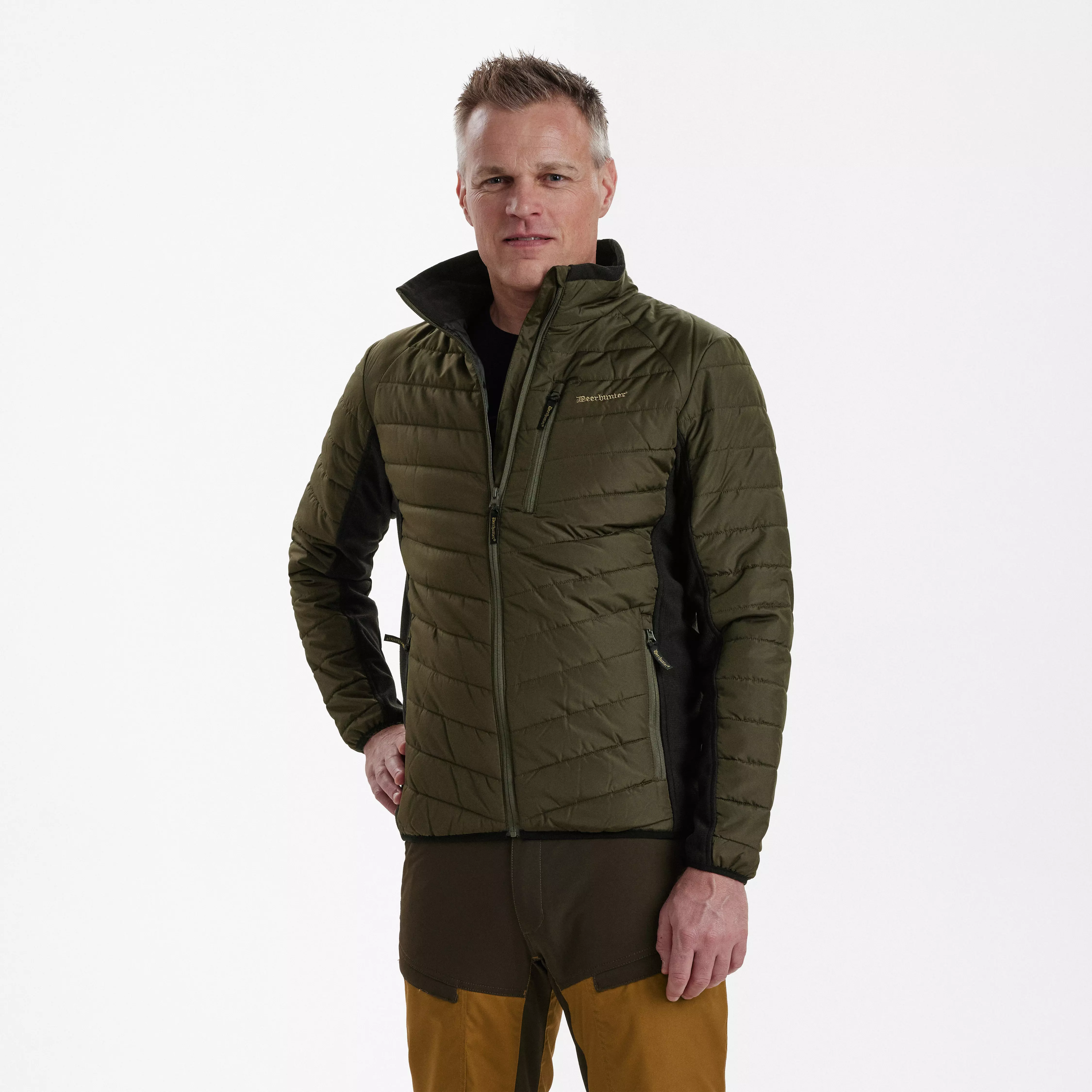 Moor giacca imbottita con softshell - Adventure Green, immagine 1 di 5