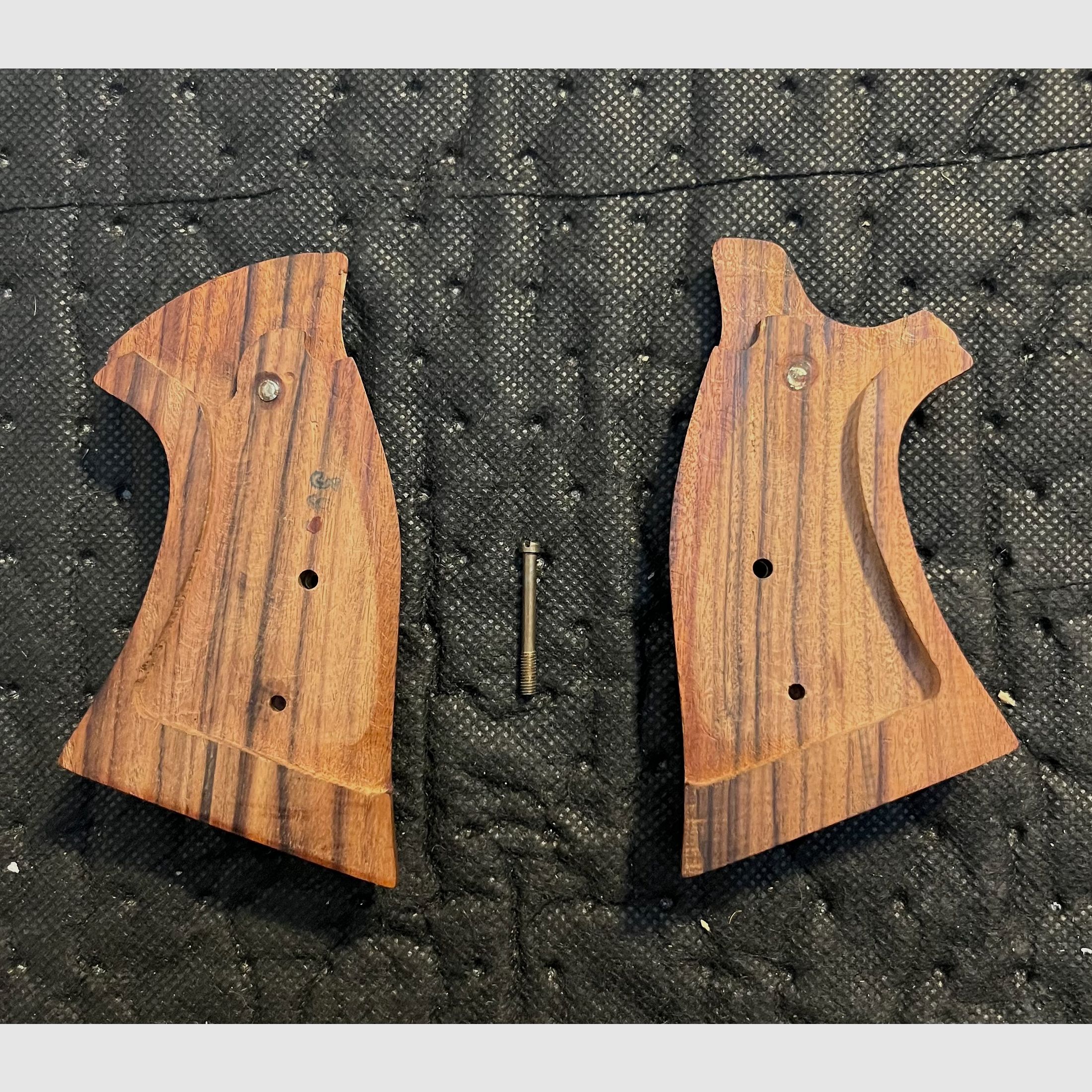 Originele Smith & Wesson houten grepen voor 586/686 K/L frame Square Butt