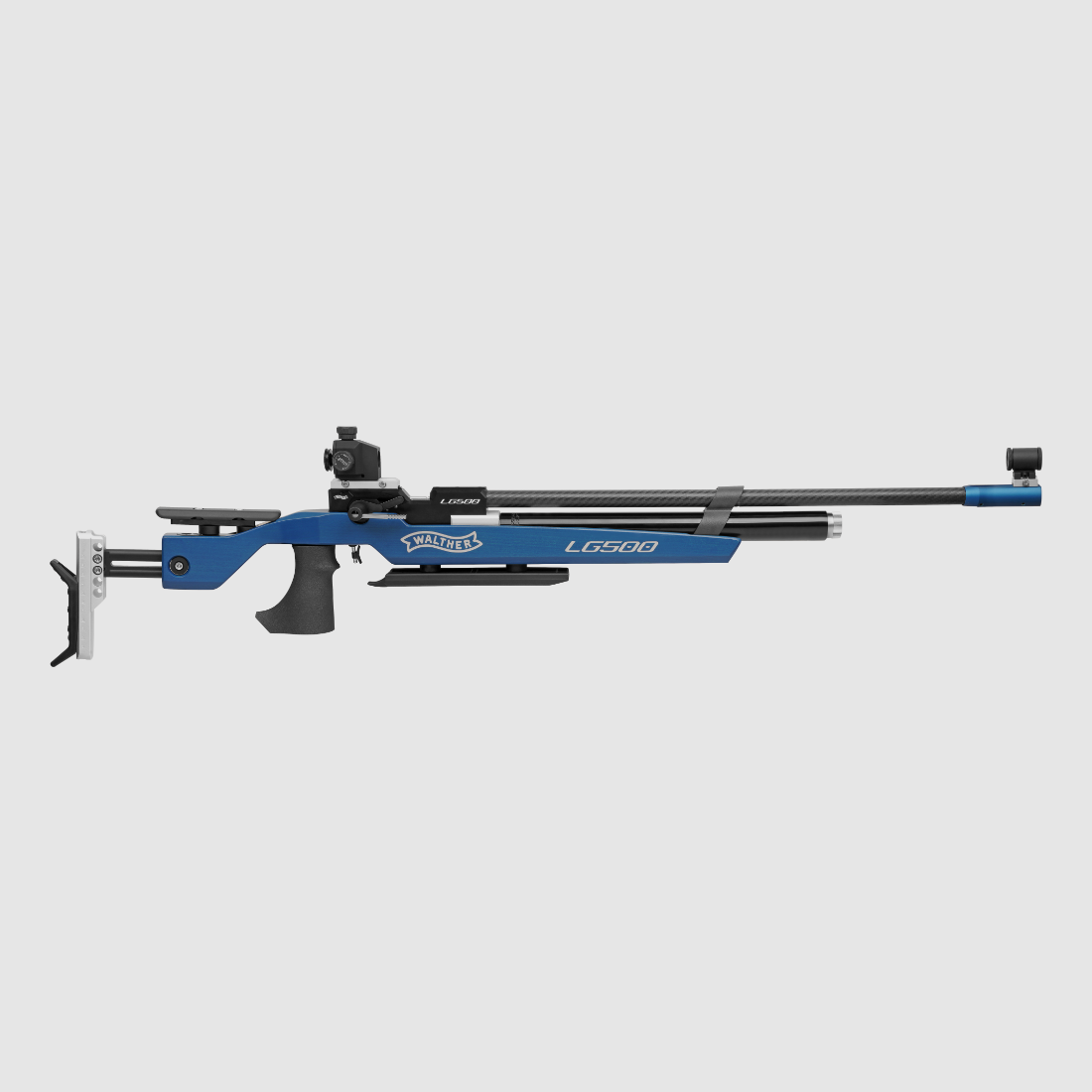 Carabina de aire comprimido WALTHER LG500-M Ergotec cal. 4,5mm di diestro y zurdo, imagen 1 de 2